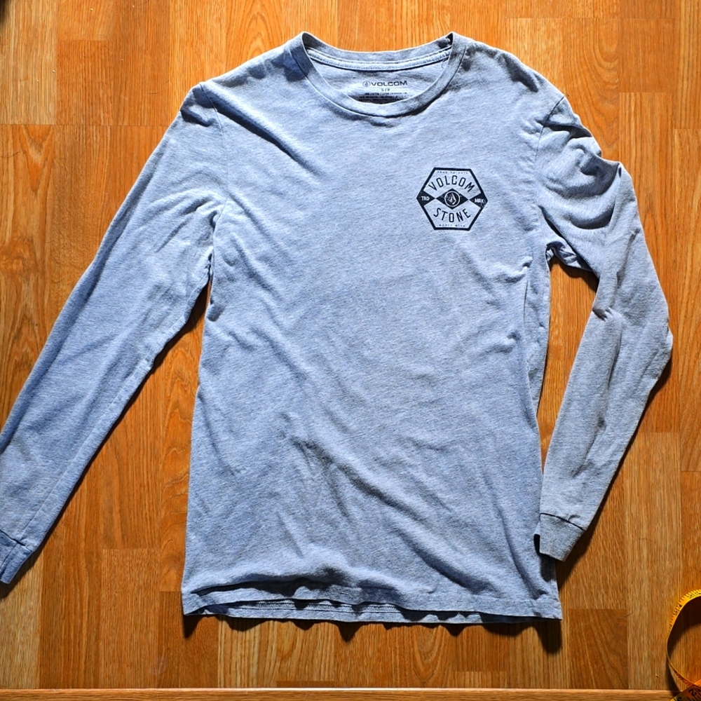 Volcom long sleeve t-shirt men's gray